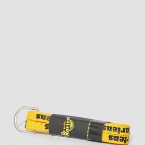 140cm Yellow/Black Logo Lace (8-10 eye shoe)