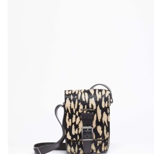 Hair On Leather Reporter Bag